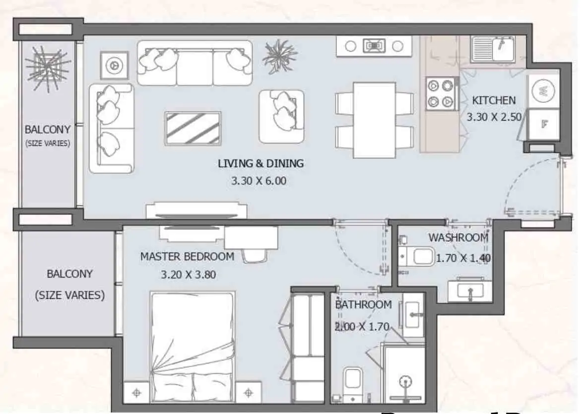 verdana 1bhk Type F