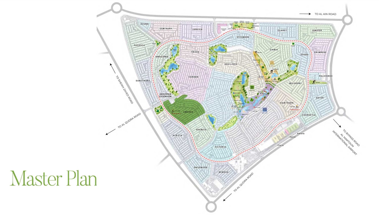 overview of master plan of damac hills 2