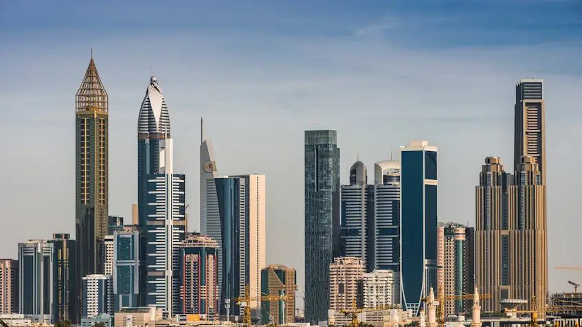 the skyline of investing in uae real estate has pros and cons with best opportunities