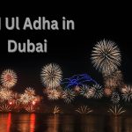 fireworks to celebrating eid al adha holiday is dubai