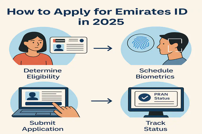 How to apply Emirates ID online using the ICP Smart Services portal – UAE residents uploading documents and tracking PRAN status